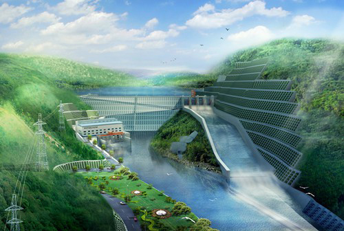 润州老挝南塔河1号水电站项目